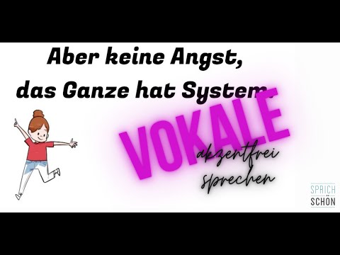 Vokale im Deutschen akzentfrei sprechen| Deutsch sprechen | Aussprache verbessern | Phonetiktraining