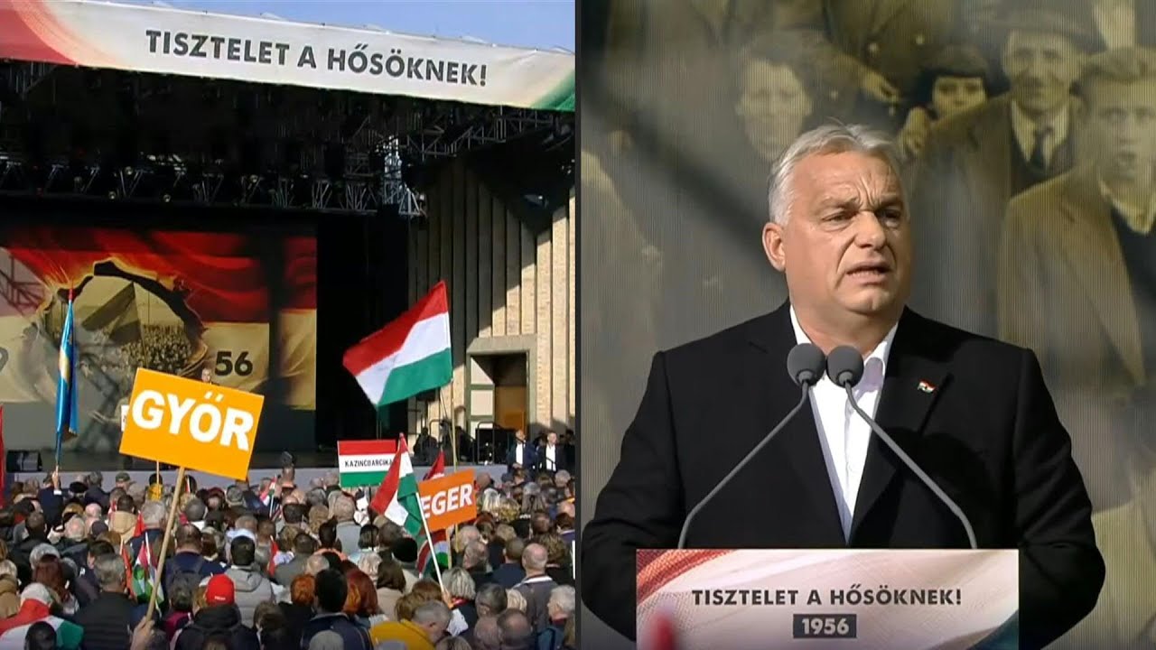 Orban pede ao povo Húngaro que resista ‘a Bruxelas' como fez contra Moscou em 1956 | AFP