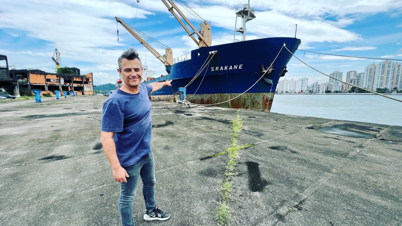 LEILÃO de NAVIO CARGUEIRO ABANDONADO NO PORTO DE SANTOS *I found an abandoned Ship*