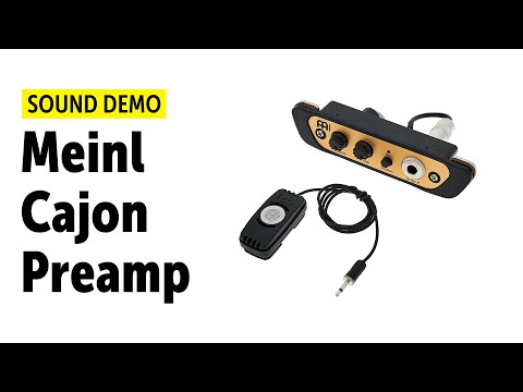 Meinl Cajon Preamp - Sound Demo & Mic Comparison