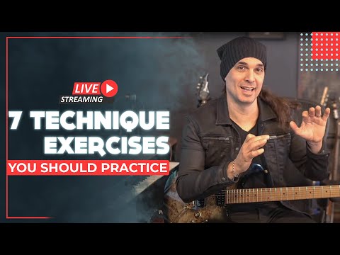 7  Great Technique Exercises you Should Practice ( Live #20)