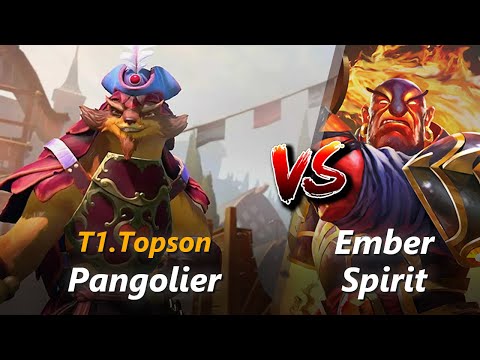 Topson mid Pangolier vs Ember Spirit | First 10 minutes