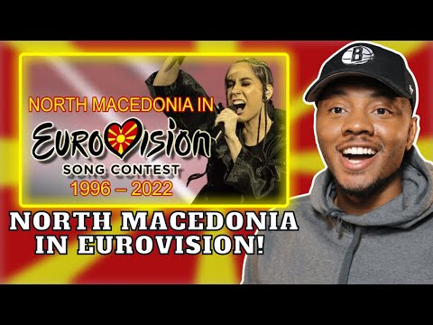 AMERICAN REACTS TO North Macedonia in Eurovision Song Contest (1996-2022)