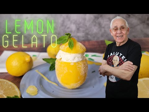 Gelato Made With Fresh Lemons - Perfect For Summer!