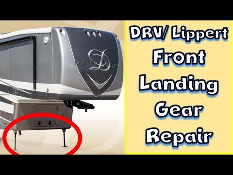 Lippert RV Front Landing Gear Repair (DRV Mobile Suites)