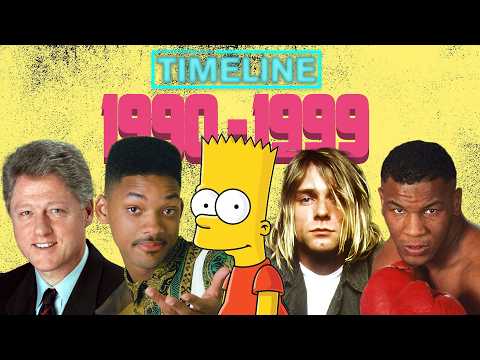 Timeline: The 90s - Everything That Happened In The 90s | Compilation