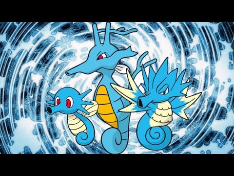 SWIRLING SEAHORSES: Horsea, Seadra, & Kingdra