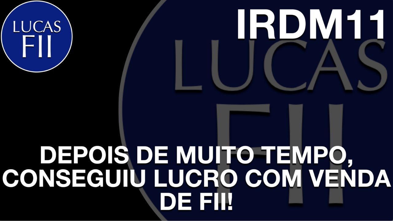 #IRDM11 - PEQUENAS BOAS NOTICIAS!