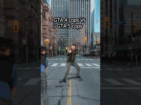 GTA 4 Vs. GTA 5 Cops