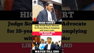 Download lagu Judge Scolds Advocate for 10 Year Delay in Complying Orders #judge #advocate #highcourt #shortvideo mp3