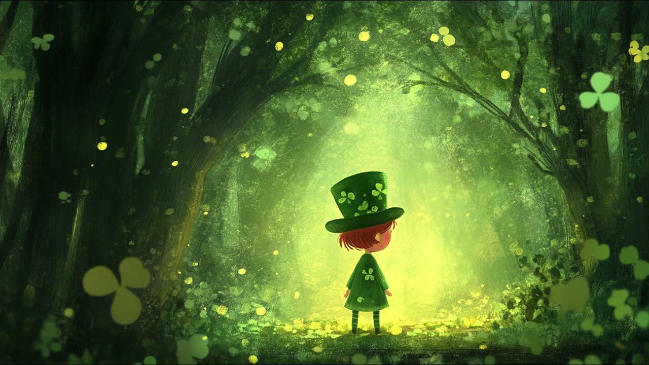 Calming Instrumental Music & St. Patrick’s Day Ambience – Peaceful Soundscape for Relaxation & Focus