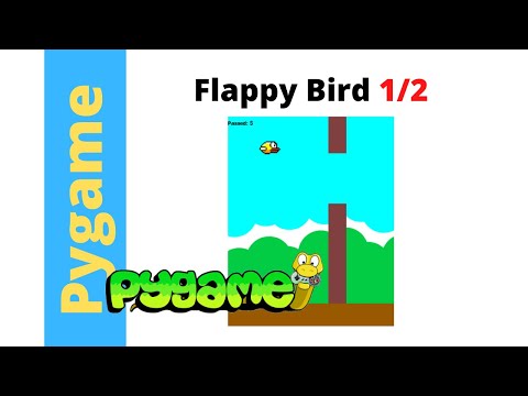 Python Pygame - Flappy Bird, Simplified Version 1/2 : Set Up Window, Create Player