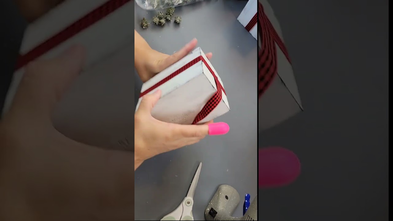 Rustic Christmas Joy Present DIY #shorts