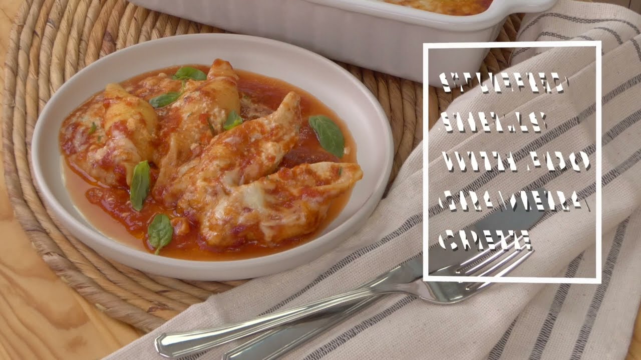 STUFFED SHELLS WITH PDO GRAVIERA CRETE (ENGLISH)