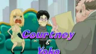 Courtney Love and Yoko meet each other!