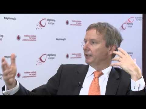 Interview with Prof. Gerhard Fettweis (Vodafone/TU Dresden) at the "digitising europe" summit