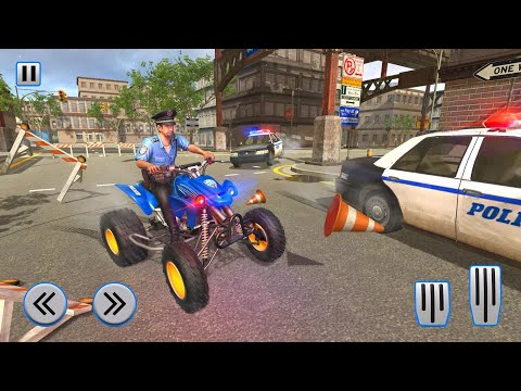 US Police Bike Gangster Chase - Android gameplay |