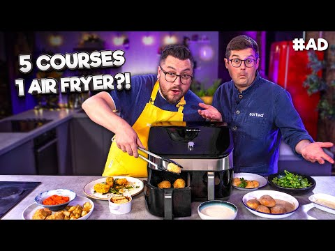 Een 5 gangen menu testen in een air Fryer?! | Sorted Food