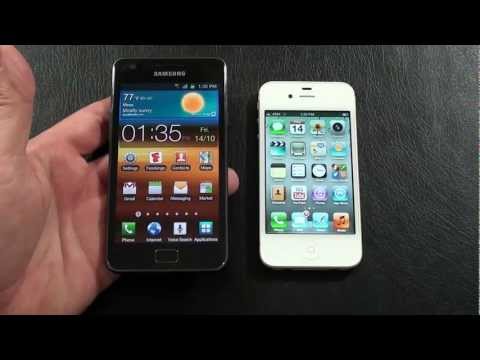 Samsung Galaxy S II vs Apple iPhone 4S "AT&T Face Off"