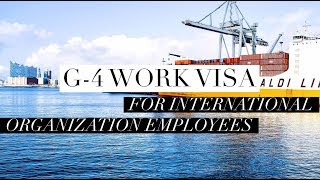 G-4 Work Visa for an International Organization Employee
