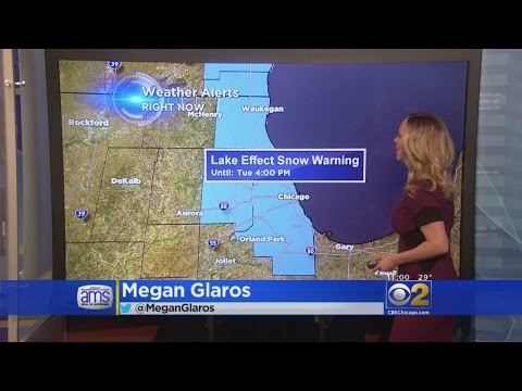 Lake Effect Snow Warning In Effect Monday Night Into Tuesday For Chicago