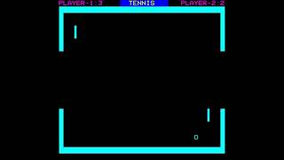 Tennis (Ganymede) for the BBC Micro