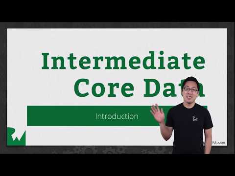 Introduction Beginning Core Data raywenderlich com