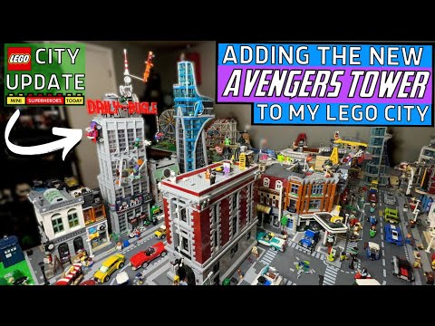 Adding AVENGERS TOWER to my LEGO CITY