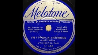 &quot;I&#39;m a Prowlin&#39; Groundhog&quot; Washboard Sam (real name was Robert Brown) 1936 blues