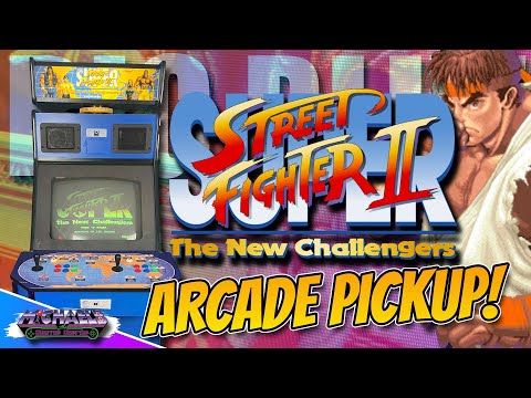 Super Street Fighter 2 Capcom Big Blue Arcade Pickup!