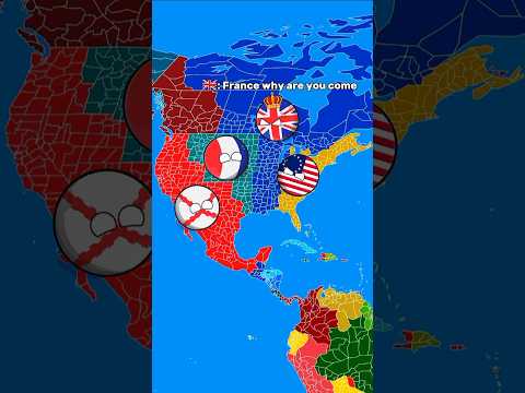 USA History (Part 2) #countryballs #geography #viralshorts