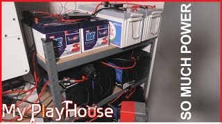Completed Installation of Huge Cheap House Battery - 1482