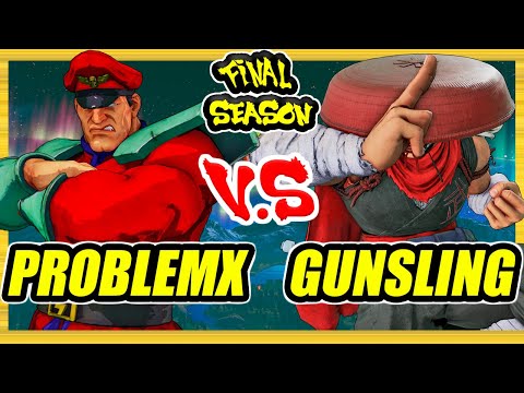 SFV CE 🔥 ProblemX (M.Bison) vs GunSlinga (Zeku) 🔥 Ranked Set 🔥 Street Fighter 5