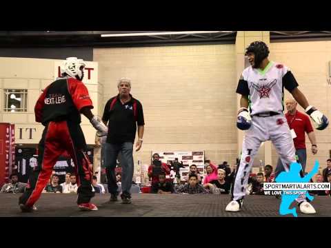 Kodaq Wray vs Raymond Daniels - Men's Sparring - Amerikick Internationals 2015
