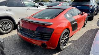 Wrecked Audi R8 V10 at Copart… Will It Run?!