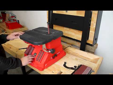 Ponceuse à bande et à cylindre oscillant 230V - OBS100A HOLZMANN