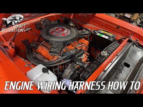 How To Install A Mopar Engine Wiring Harness In A 1970 Plymouth Superbird B-Body!