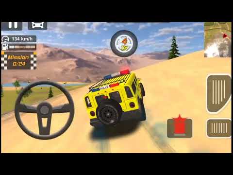 off-road American Police Car Chasing Game Simulation #3 – Drifting Police Car