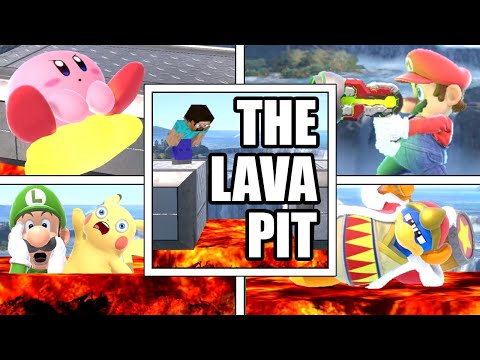 Who Can Go Over THE LAVA PIT OF DOOM? (Super Smash Bros Ultimate)