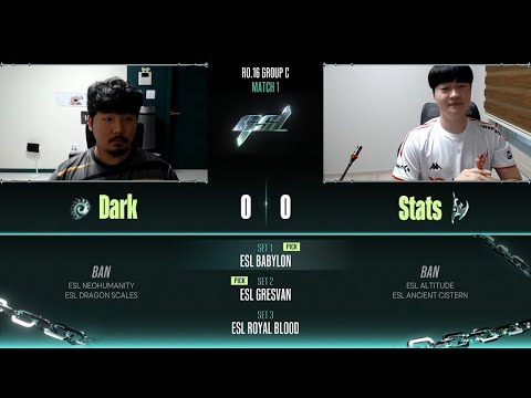 [2023 GSL S1] Ro.16 Group C Match1 Dark vs Stats