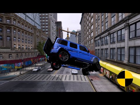 GTA 4 CRASH TESTING REAL CAR 62