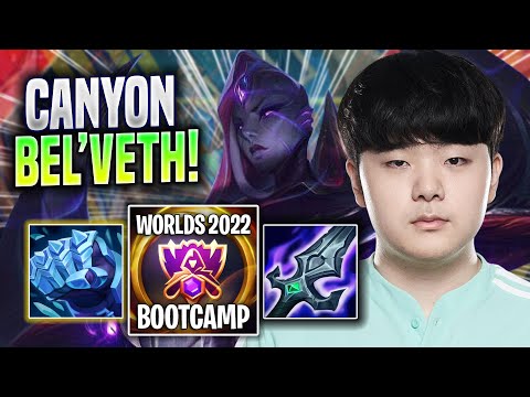 CANYON IS SO GOOD WITH BEL'VETH! - DK Canyon Plays Bel'veth JUNGLE vs Diana! | Bootcamp 2022
