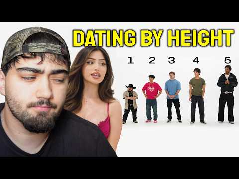 Blind Dating 6 Guys from Shortest to Tallest | REACTION!