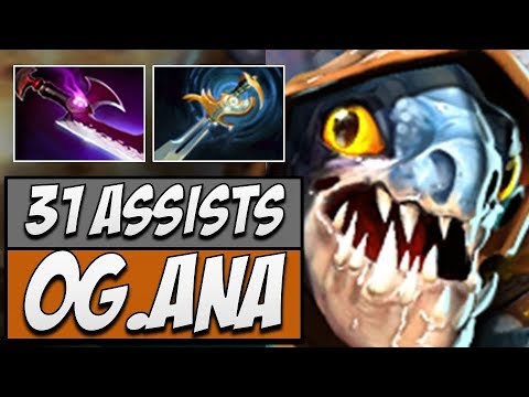 OG.Ana Slark - 7491 MMR | Dota Gameplay 7.14