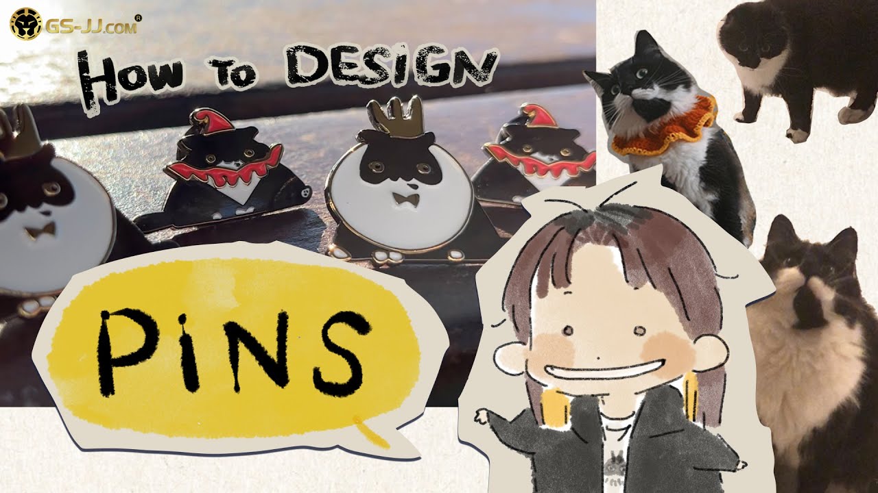 How to Design Custom Enamel Pins + Character Design Tips
