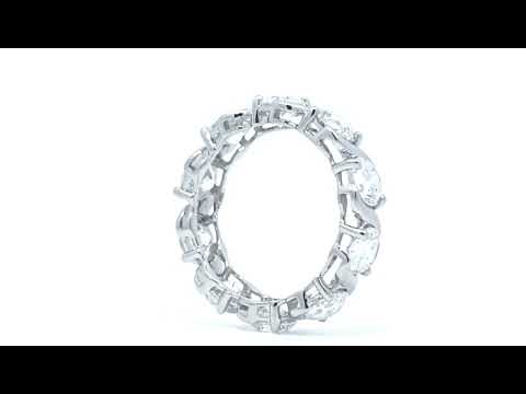 Ring Platinum - 5.19ct. tw. Diamond (Lab-grown) - 0.50 Carat Each video