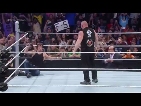 Brock Lesnar Takes Roman Reigns And Dean Ambrose To Suplex City [SPORTSHIGHLIGHTS]