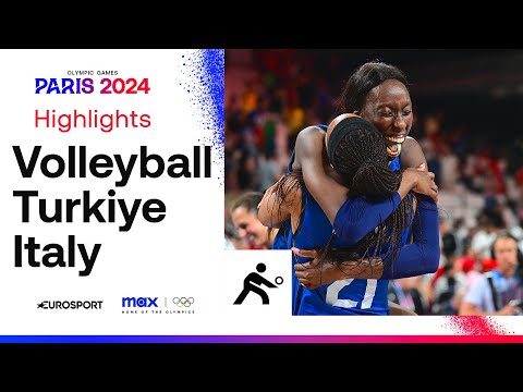 INTO THE FINAL! 🥇 | Turkiye vs Italy Women's Volleyball Semi-Final Highlights | #Paris2024 #Olympics
