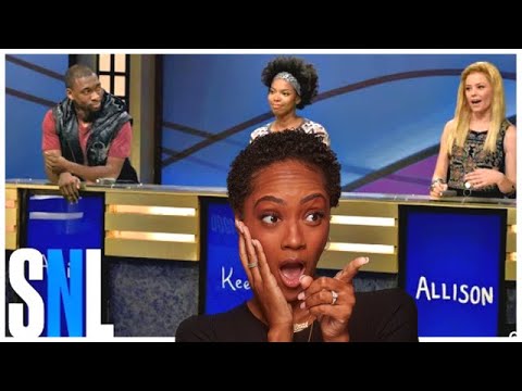 FIRST TIME REACTING TO | Black Jeopardy with Elizabeth Banks - SNL