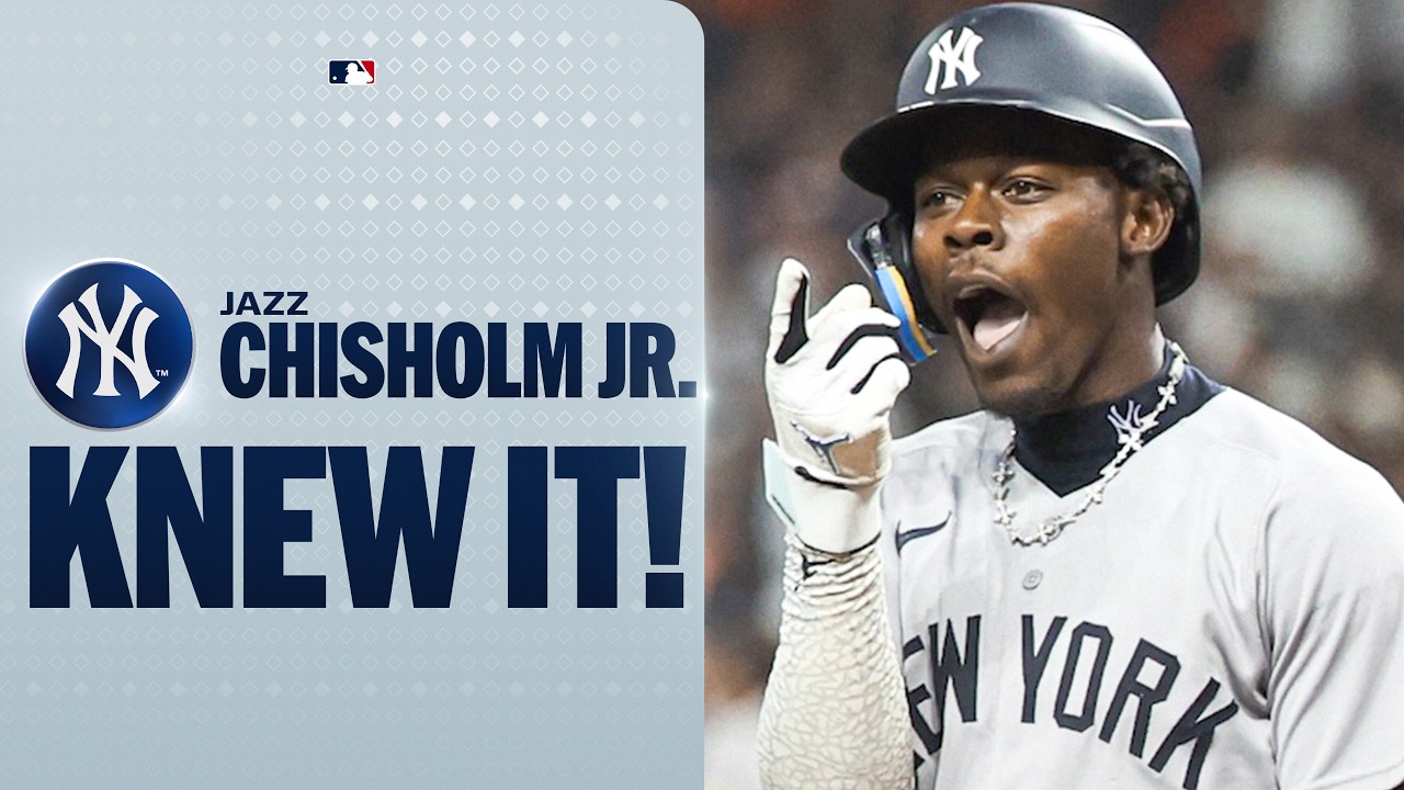 Jazz Chisholm Jr. knew he homered for the second straight night! 💪 | MLB Highlights